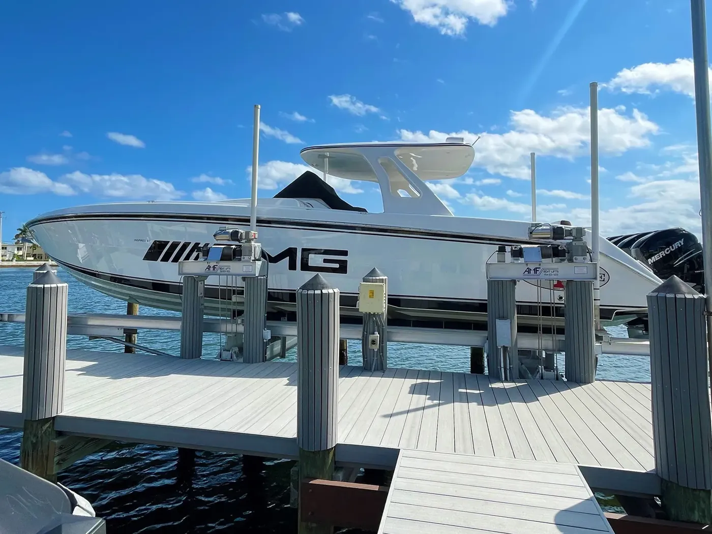 Custom residential dock — Marco Island