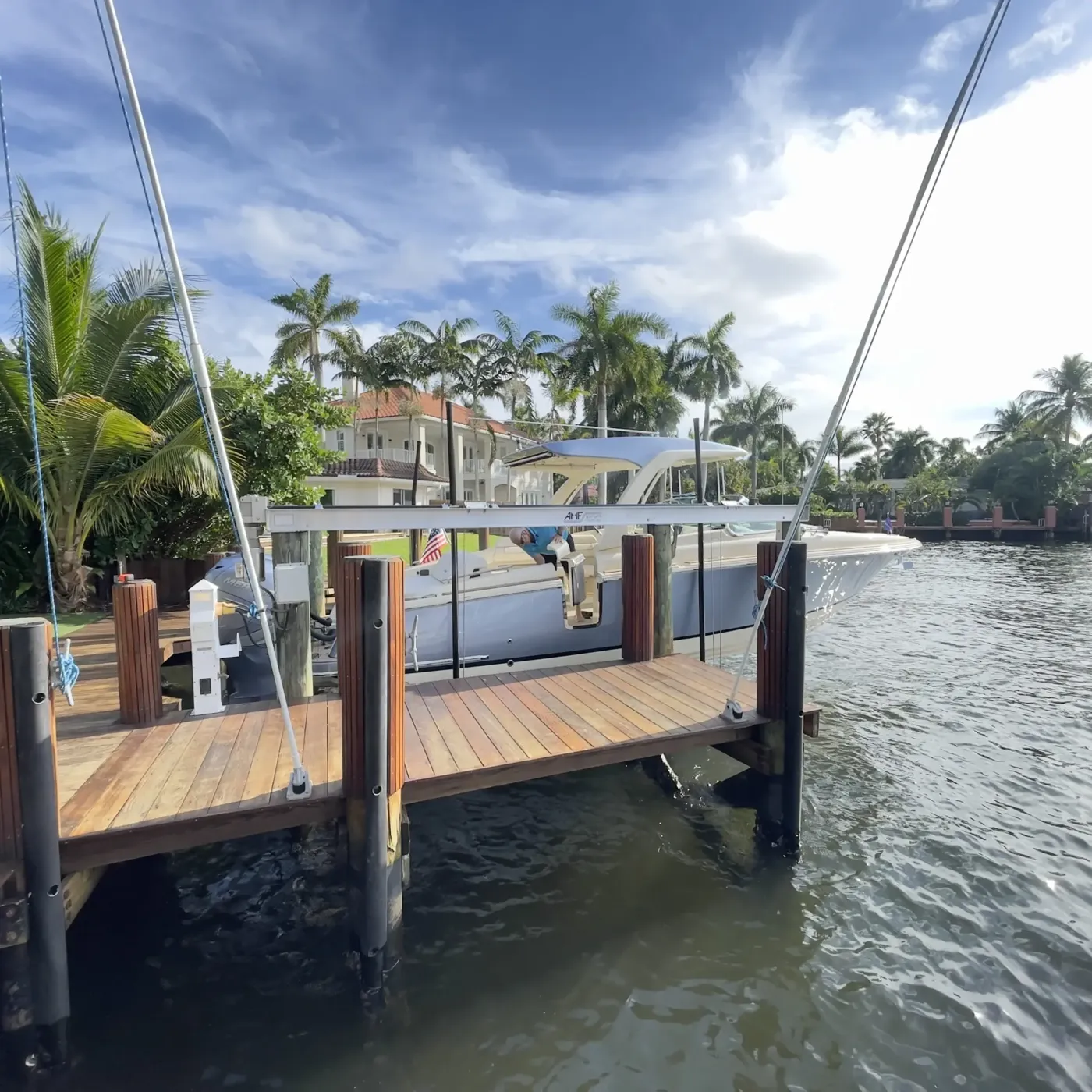 Custom residential dock construction